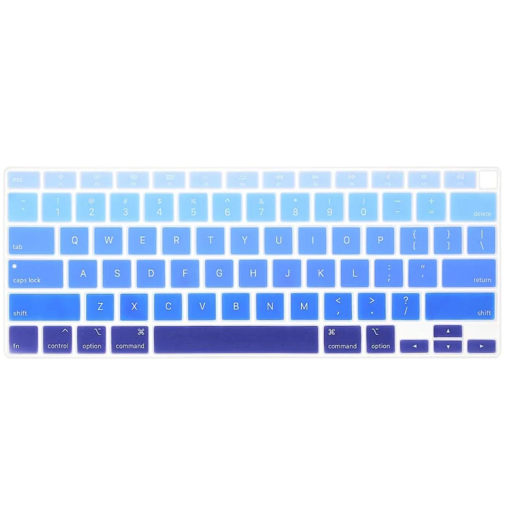 DEHAIUltra Thin Silicone Keyboard Cover MacBook Air 13 Inch 2021 2020 with Touch ID ( A2179 and A2337 Apple M1 Chip) Accessories