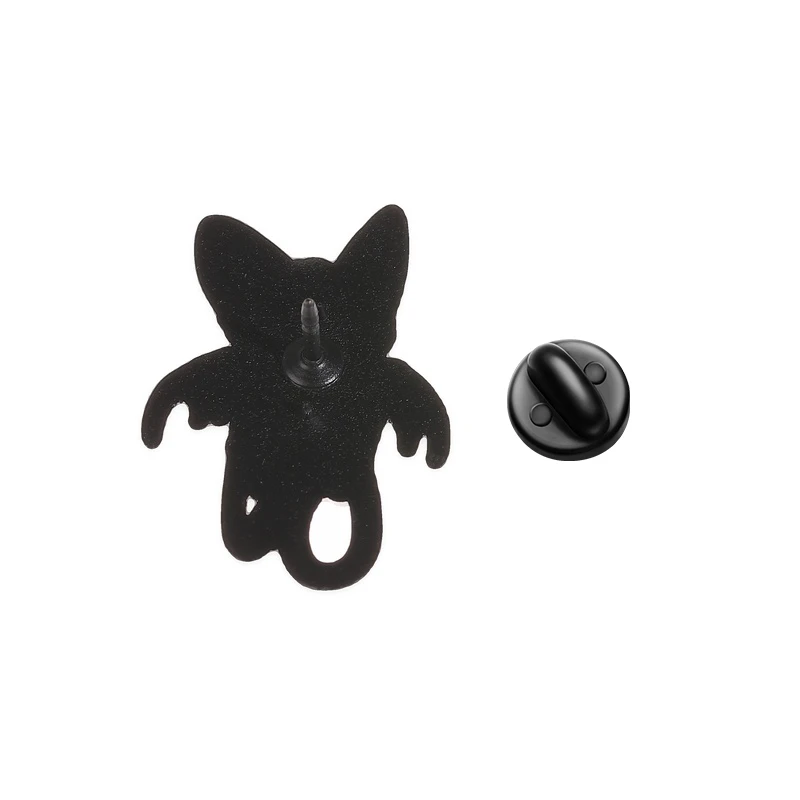 Cartoon Little Devil Blood Bag Brooch, Dark Fashion Badge, Personalized Multi-Purpose Backpack and Jacket Decoration Pin, Niche Trendy Cool Accessory