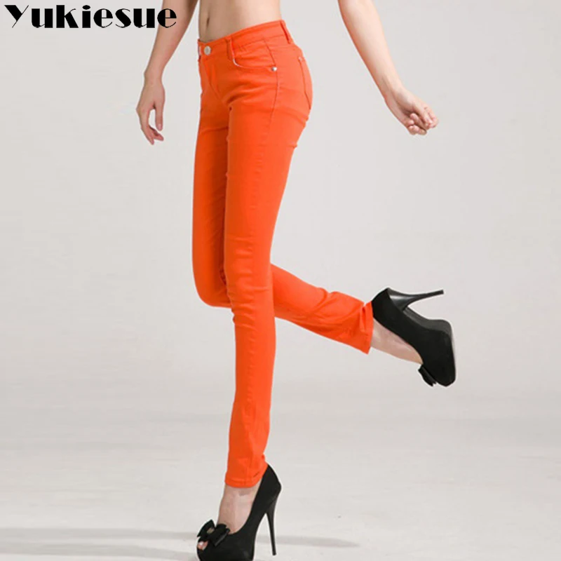 Jean slim taille haute en denim OL pour femme, pantalon crayon de bureau, collection automne-hiver 2022