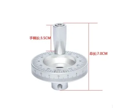 (Scale: 200) handwheel Diameter:63.5mm inner hole:10mm lide laser engraving shake wheel handle