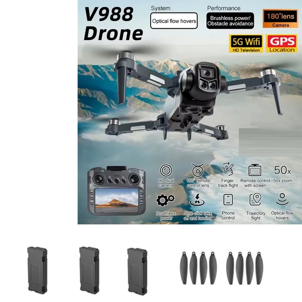 V988 Drone Battery 3.7V  Li-Poly / Propeller Blade / For V988 Drone Accessory V988 Drone Parts