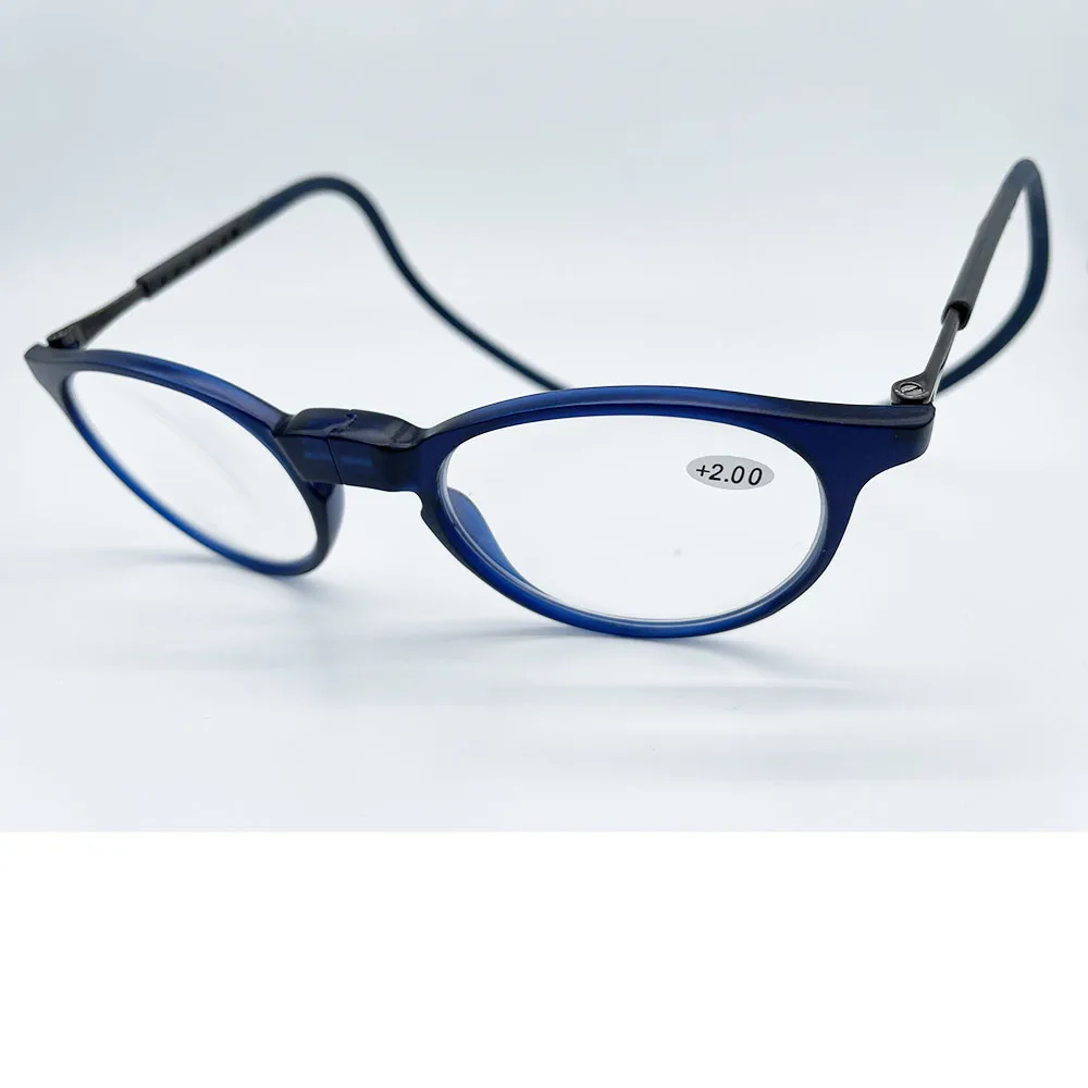 Bequeme, weiche TR-Lesebrille mit magnetischer Absorption und hängendem Hals für Damen und Herren – Detail 10