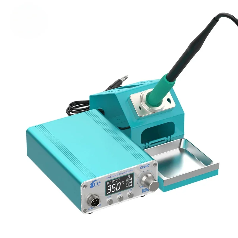 

HZY-T210C Soldering Station LED Digital Adjustment Auto Sleep 1s-2s Quick Heating JBC 210 Micro Electronic Repair Welding Tools