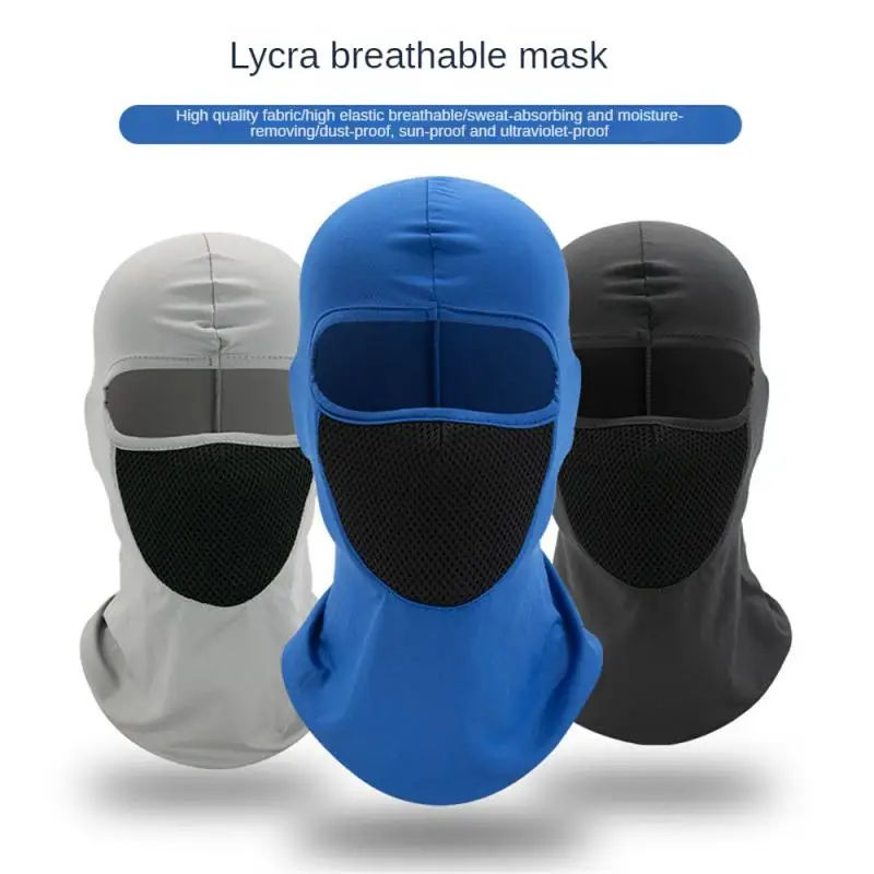 Full Face Mask Breathable Motorcycle Balaclava Dustproof Windproof Motorcycle Helmet Hood Casco Moto Headgear Cycling Bike Scarf