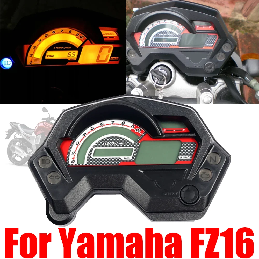 

Motorcycle Speedometer Tachometer Dashboard LCD Screen Display Indicator Gauge for Yamaha FZ16 FZ 16 Motorbike Parts