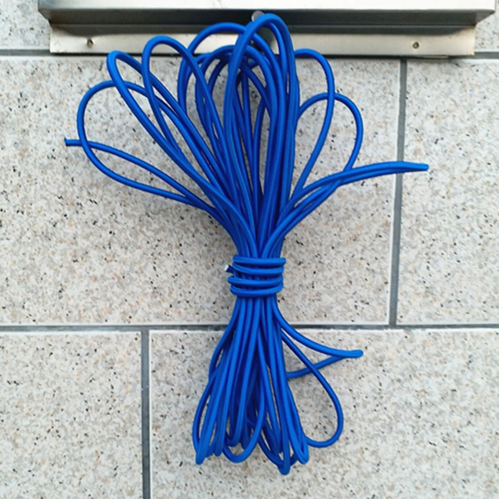 

Premium Bungee Rope Elastic Shock Cord Long Use Tie Down for Boat Accessories Trailer Cover Canopy DIY Tarpaulin 5m