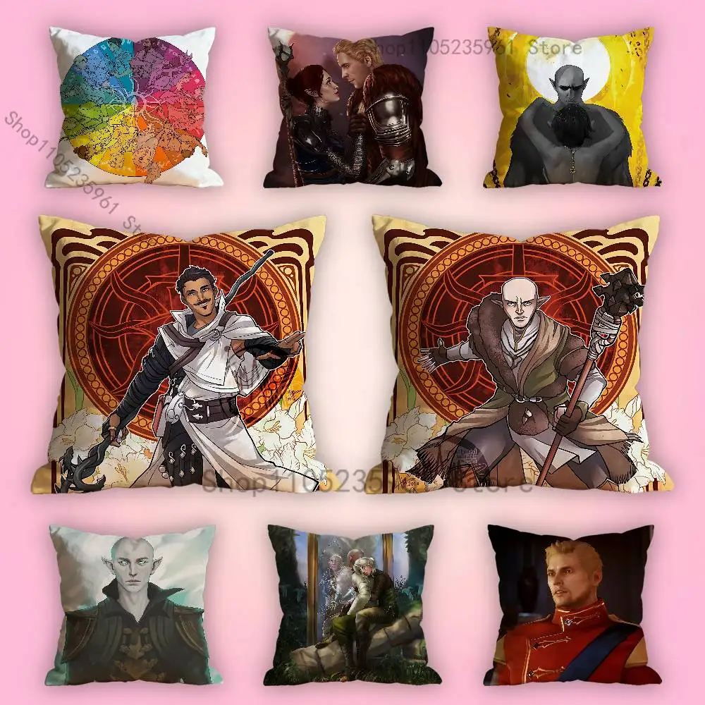 

Solas Cullen D-Dragon A-Age Pillow Cases for Bedroom Living Room Sofa Home Decor Polyester Cushion Cover with Zipper