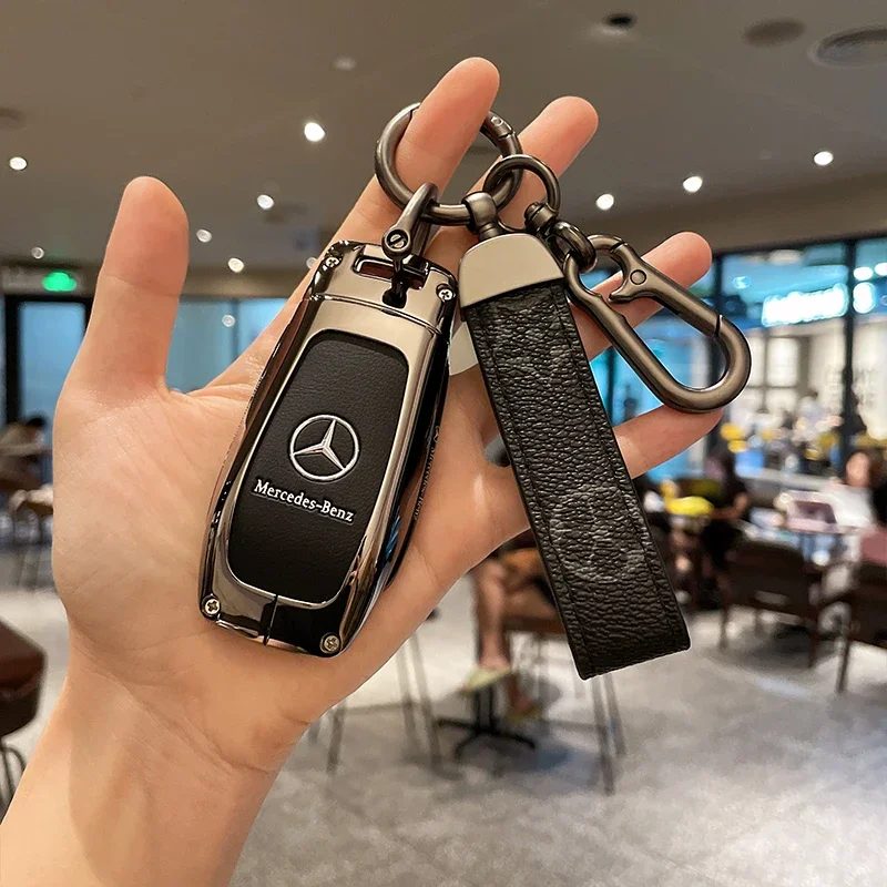 Car Remote Key Case Cover Shell Fob For Mercedes Benz A C E S G GLC GLE GLS Class W177 W205 W213 W222 X167 G63 AMG Maybach