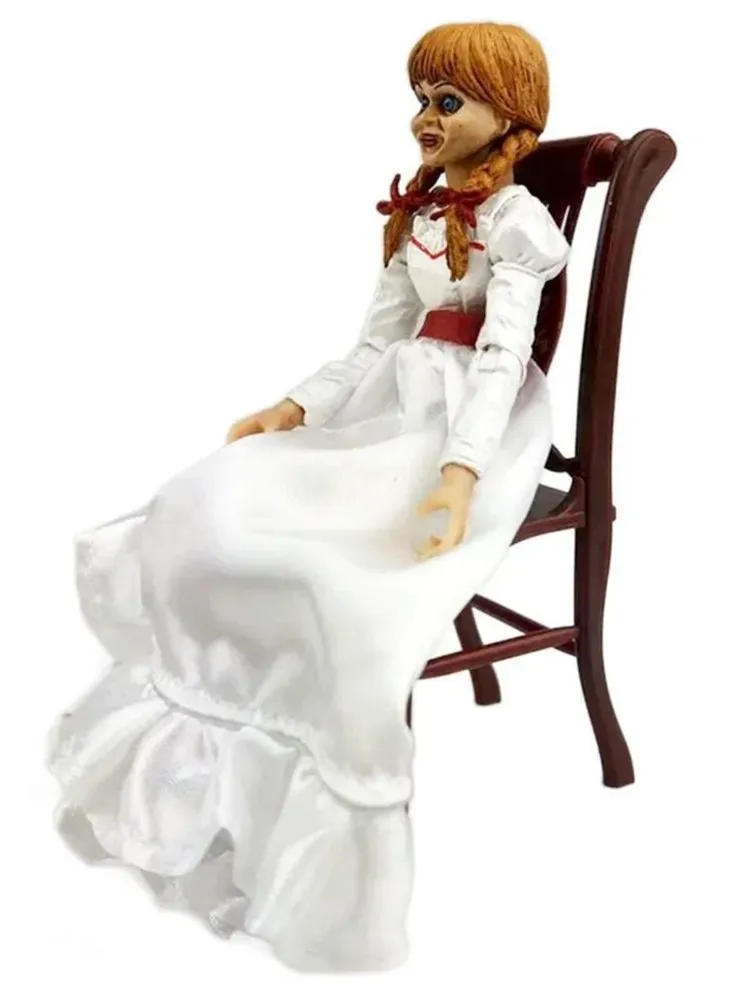 NECA Figure Annabelle Comes Home Annabelle Figures Action Figure Model Toy Doll 18cm 7inch Real Clothes Joint Movable Decoration