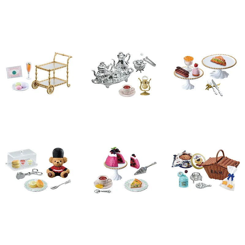 Boîte d'ornement de gâteau Miniature, histoire mon secrète du thé de l'après-midi, Collection de jeu comestible, boîte aveugle de Figurine authentique, en Stock