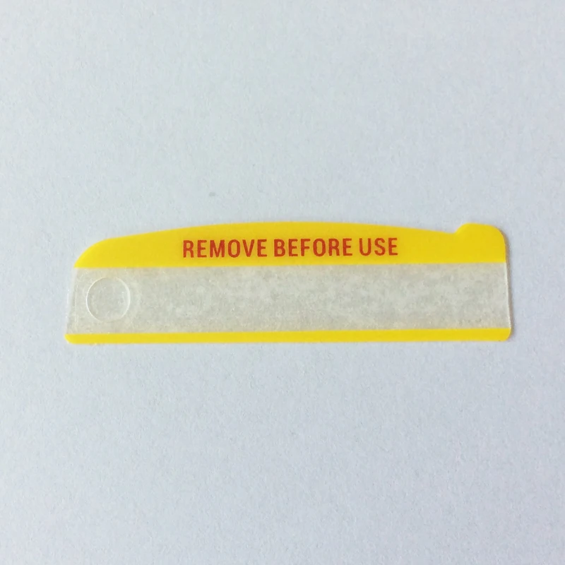 50pcs Yellow Remove Before Use Label For XTS2500 XTS2500I XTS2250 XTS1500