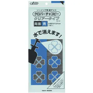 Clover 24‑131 / 24‑132 Double‑Sided Water‑Soluble Tracing Paper, Large Size Transfer Copy Paper, Sewing Quilting Marking Tool,