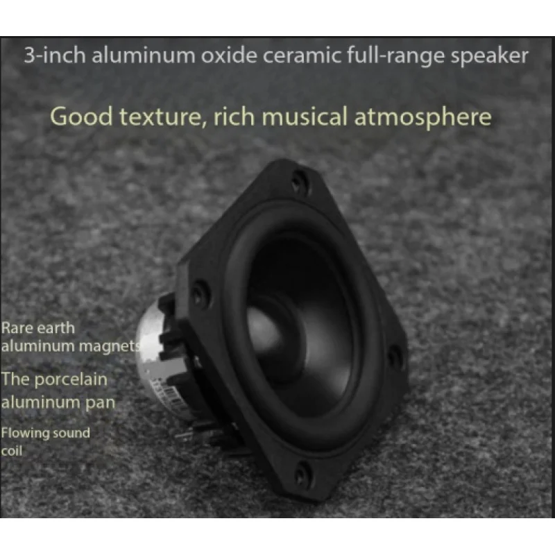 For Universal (3Inch Full Range) Audio Driver Full Range Speaker 3Inch rare earth magnet deliver powerful magnetic force firmly