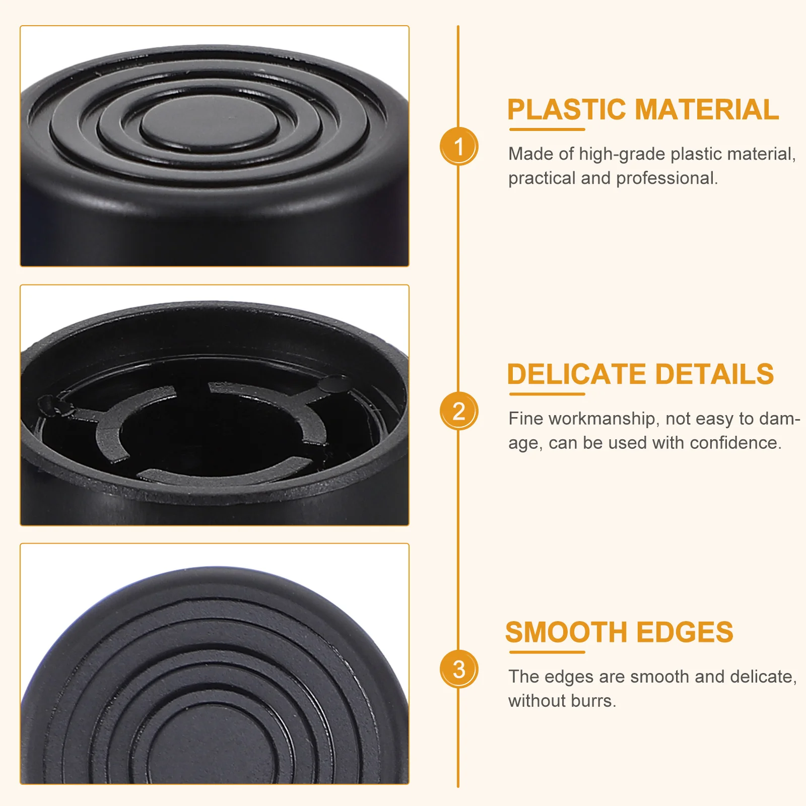 

6Pcs Transparent Guitar Pedal Caps Practical and Protective Accessories for Electric Guitar Effector Effect Footswitch Toppers