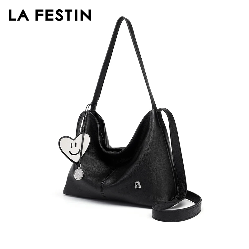 LA FESTIN Original Leather Bag Women's bags 2024 New Shoulder Bag Fashion Large Capacity Bag Luxury Tote Bag