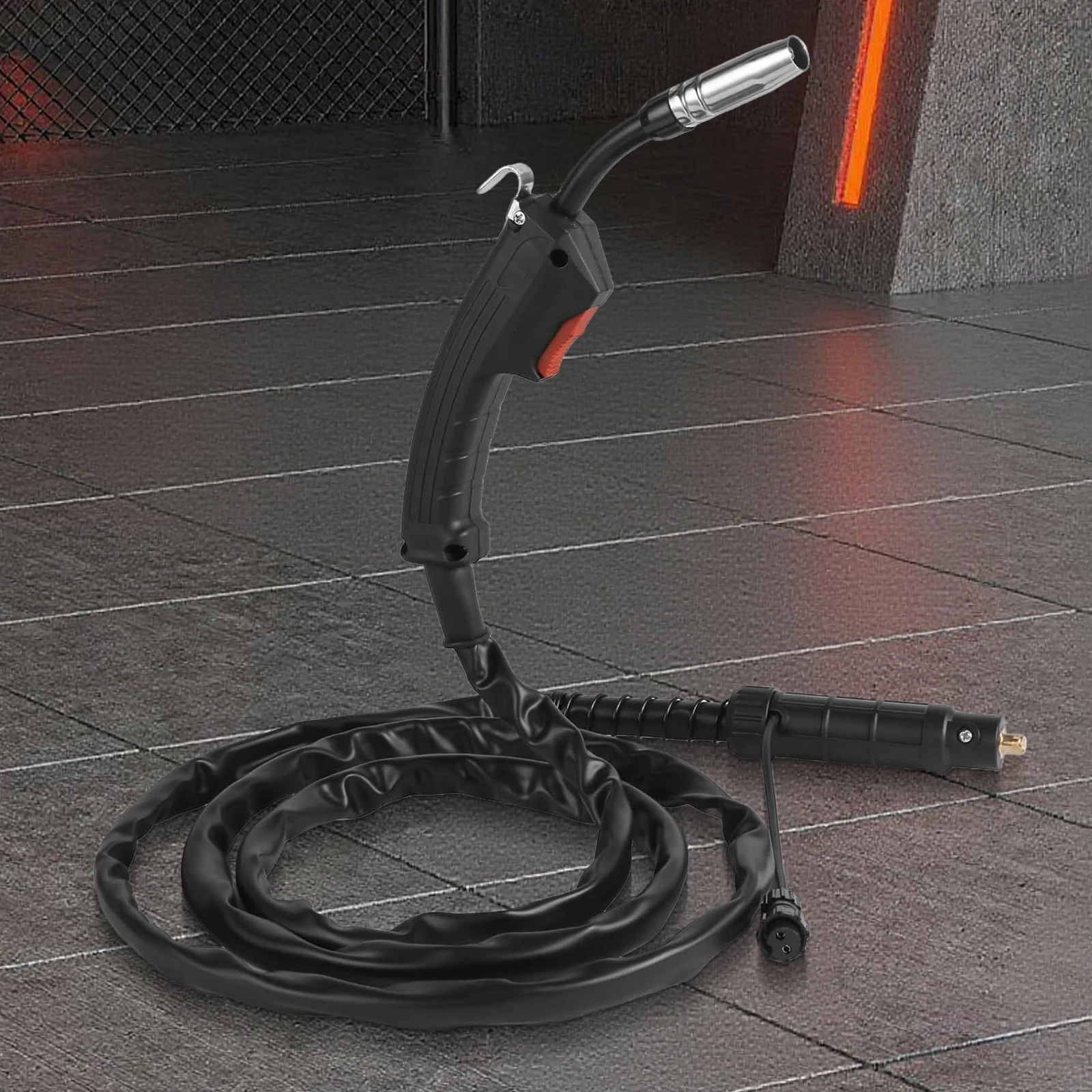 Semiautomatic F180 180A FLUX MIG Welding Gun 2 Meters MIG Welding Gun Torch Stinger Small Welding Machine Flux Cored Wire