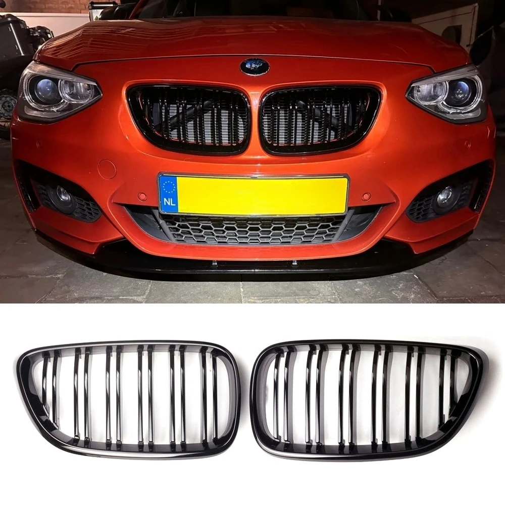 For BMW 2 Series F22 F23 F87 M2 Gloss Black Car Front Bumper Kidney Grill Grilles Car Styling Racing Grills Accessory 2014-2018