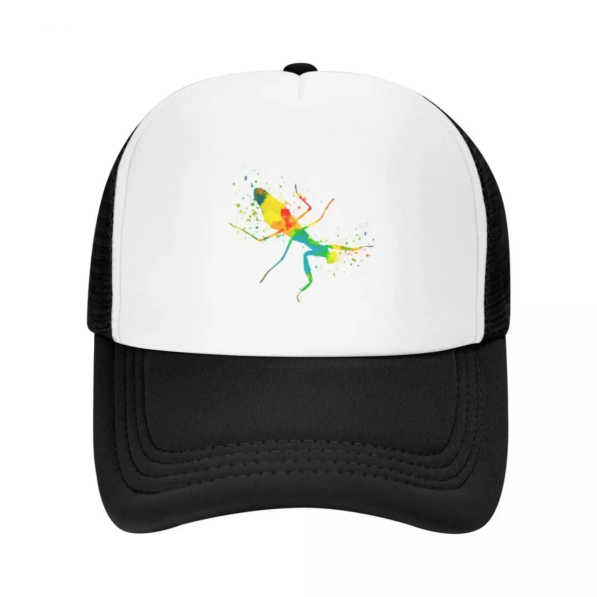Mantis Colorful Watercolors Insect Bugs Baseball Cap Vintage Luxury Hat Fishing Caps Man Woman Hats Men's