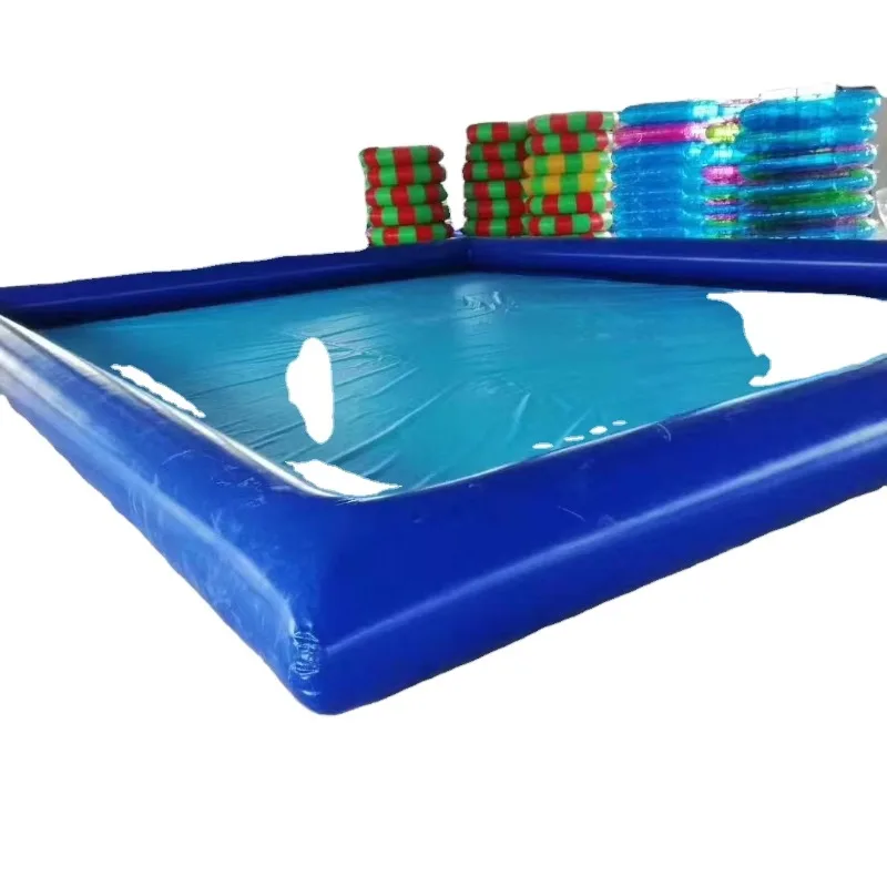 Portable Giant Inflatable Swimming Pool Custom Shape Square Deep Water Above Ground Pool for Summer Outdoor