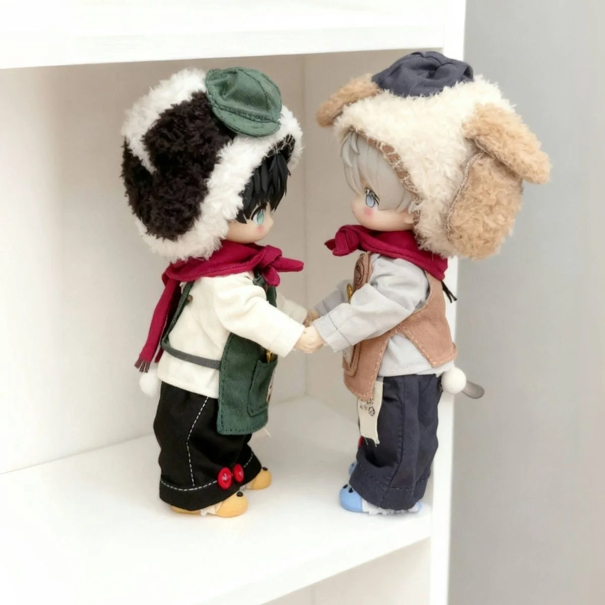 （customization 30day）BJD doll clothes suitable for 1/12  size white set clothes set doll accessories (5 points)