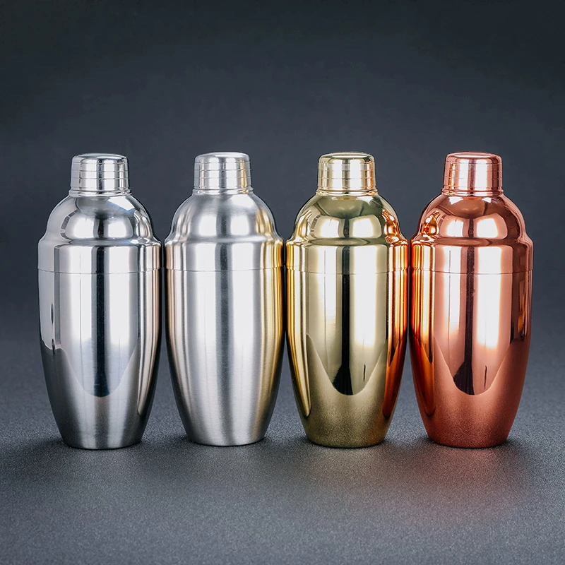 Stainless Steel Cocktail Boston Bar Shaker Bar Wine Martini Drink Mixer Set Party Bartender Tool Kit Bar Tool
