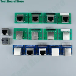 1Pce RJ45 adapter board 8P XH2.54 module Ethernet connector Vertical and horizontal network interface circuit board