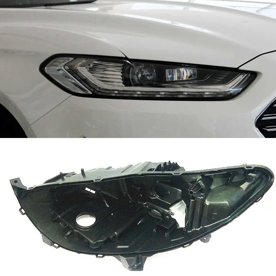 

1Pc Fit For Ford Mondeo 2013 2014-2016 Halogen/Xenon Black Headlight Base Headlamp House Car Front Auto Headlight Back House