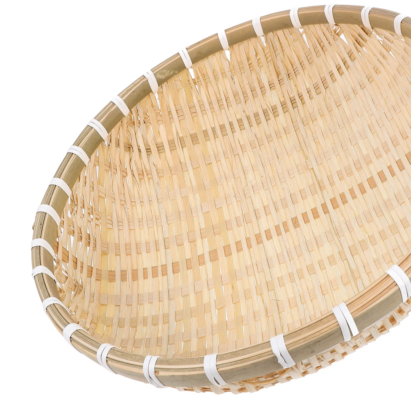 

Bamboo Fruit Basket Bread Storage Bowl for Kitchen Counter Countertop Container Food