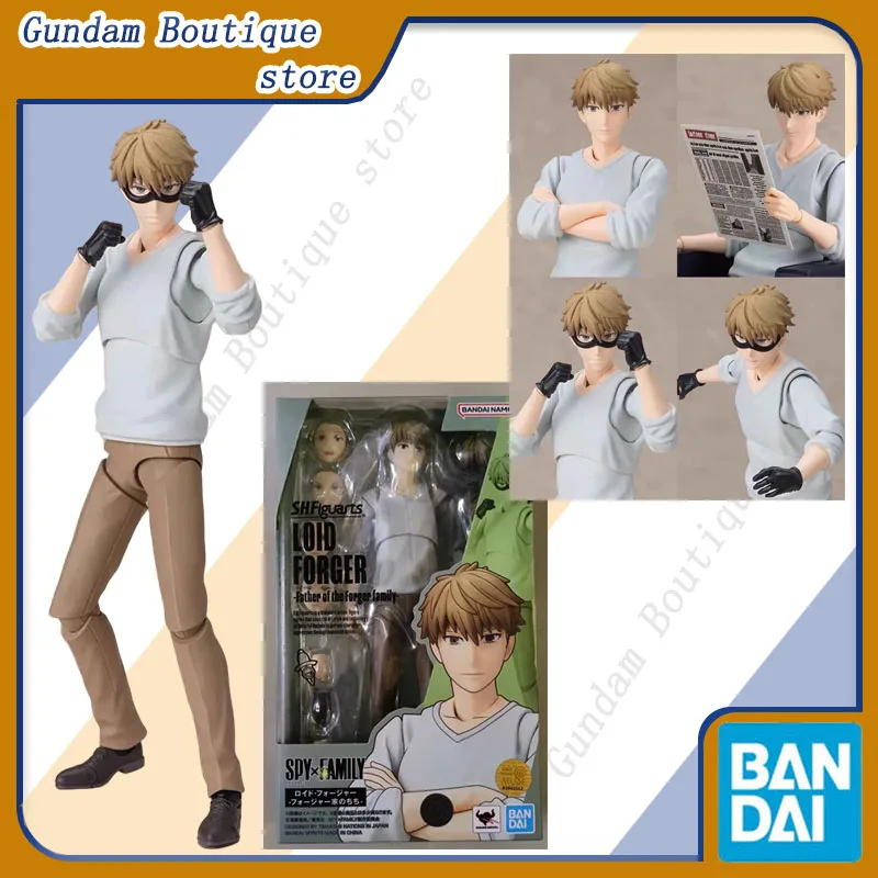 

Bandai Genuine SHF SPY×FAMILY Loid Forger-father of the fager family- Аниме Фигурка Коллекционная модель игрушки в подарок для детей