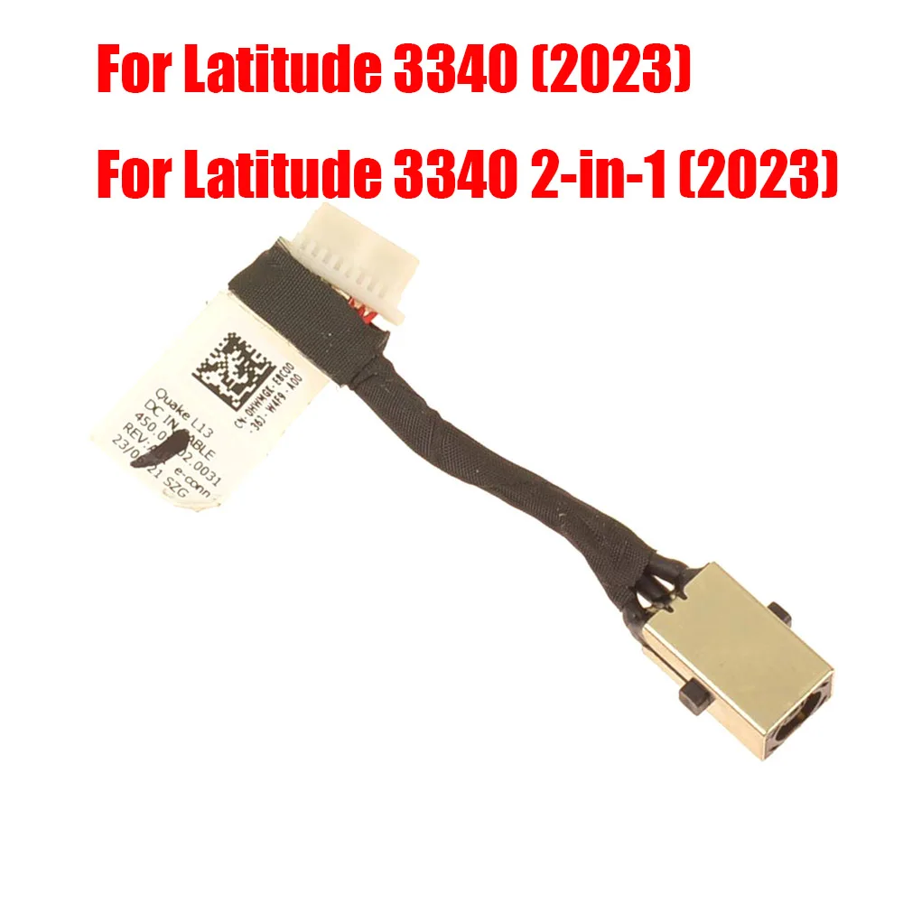 

Laptop DC Power Jack Cable For DELL For Latitude 3340 / 3340 2-in-1 (2023) 0HWMGK HWMGK New