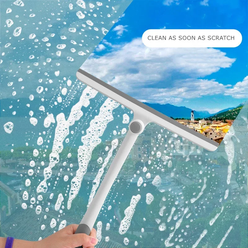 

Silicone Glass-wiping Wiper Handheld Household Cleaning Tool High-rise Window Double-sided Wiper