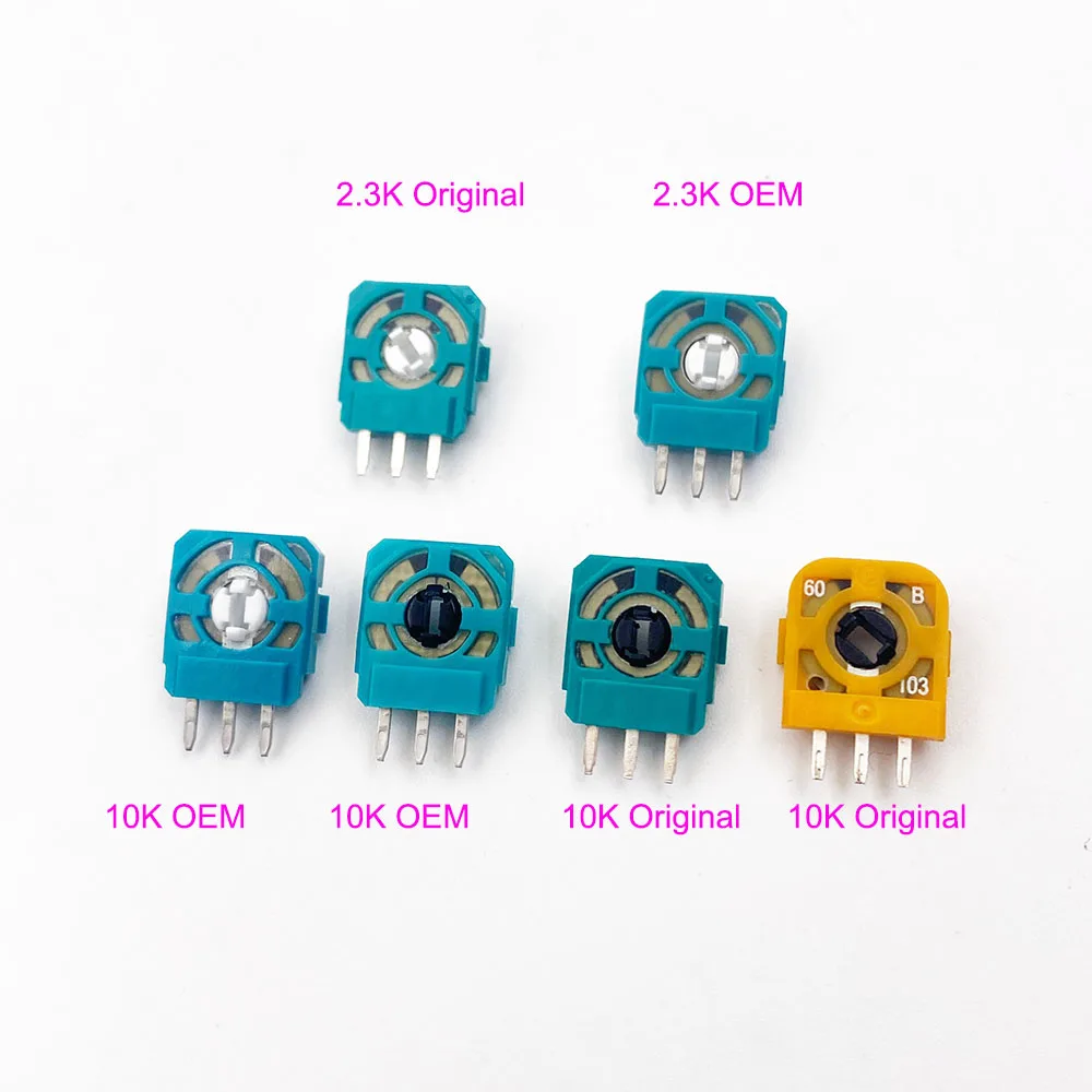 100 قطعة لـ PS4 PS5 عصا التحكم محور الاستشعار التناظرية وحدة الجزء الأخضر التبديل الجزئي لوحدة تحكم Playstation4 PS4 #2