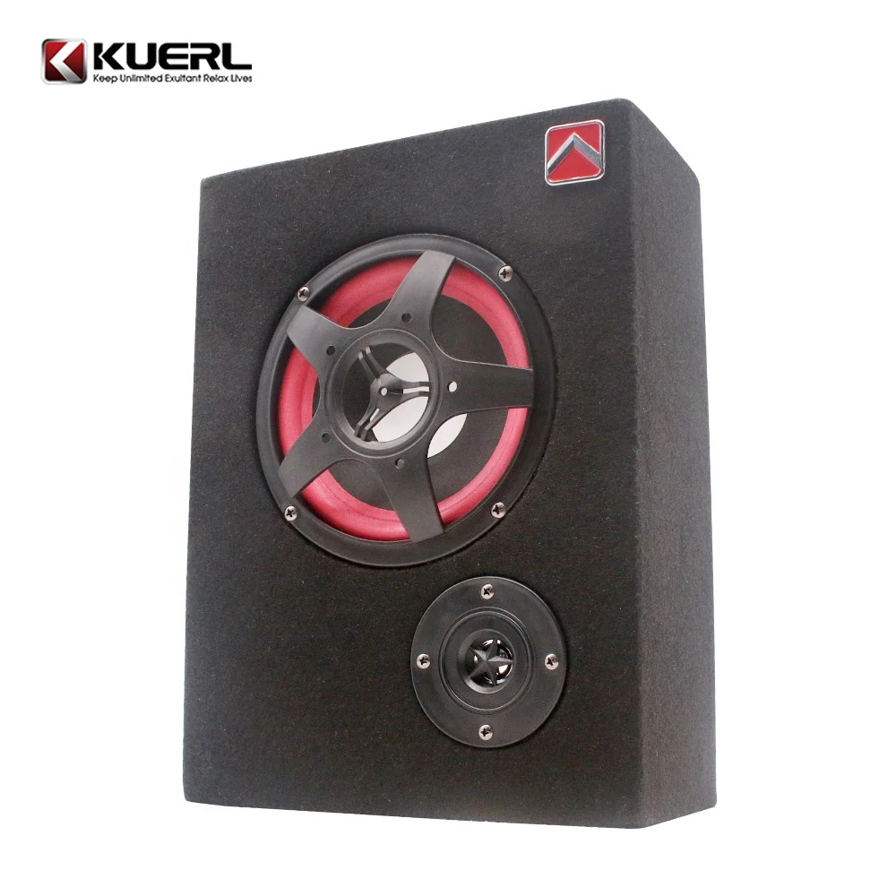 Factory Direct Supply Bluetooth 12/24/220V Portable Active 6 Inch square Subwoofer Slim Car Audio Subwoofer