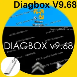 PP2000 software Diagbox 9.68 Virtual Machine Version inspection tools auto repair diagbox 968 VM diagnostics for cars Scanning