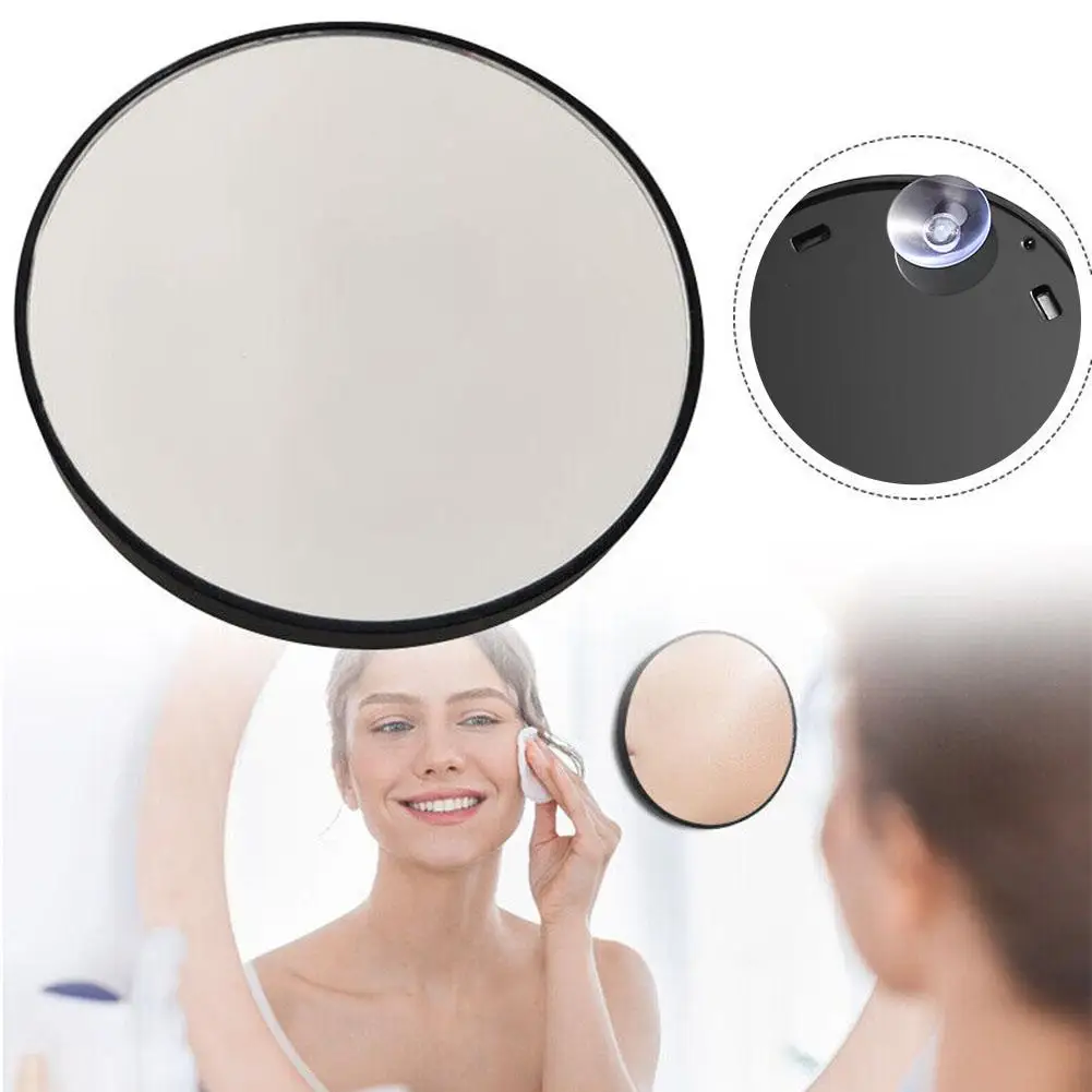 1 pz lente d'ingrandimento magnetica specchio per il trucco bagno ad adsorbimento rotondo portatile per il trucco sopracciglio modellante Y1U9