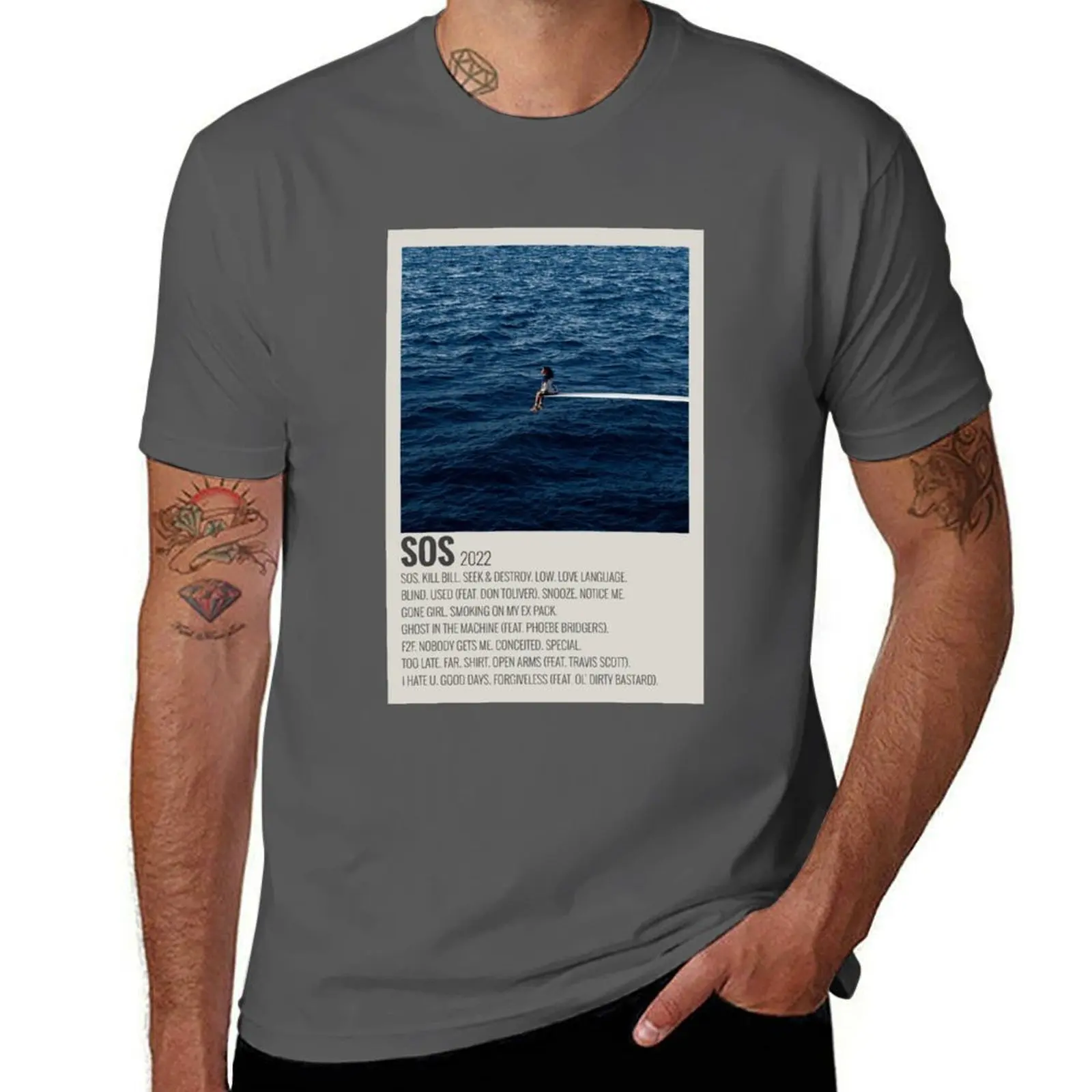 

sza sos album T-Shirt graphic t shirts for man t shirts for man cotton funny cotton t shirt pack T-Shirt