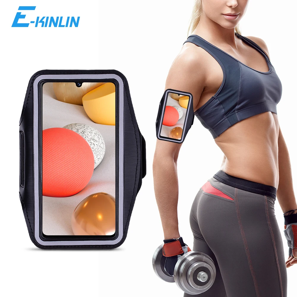 Running Gym Sports Workout Arm Band Case For Samsung Galaxy A22s A22 A52s A02 A32 A42 A52 A72 A12 A02s Phone Holder Pouch Cover