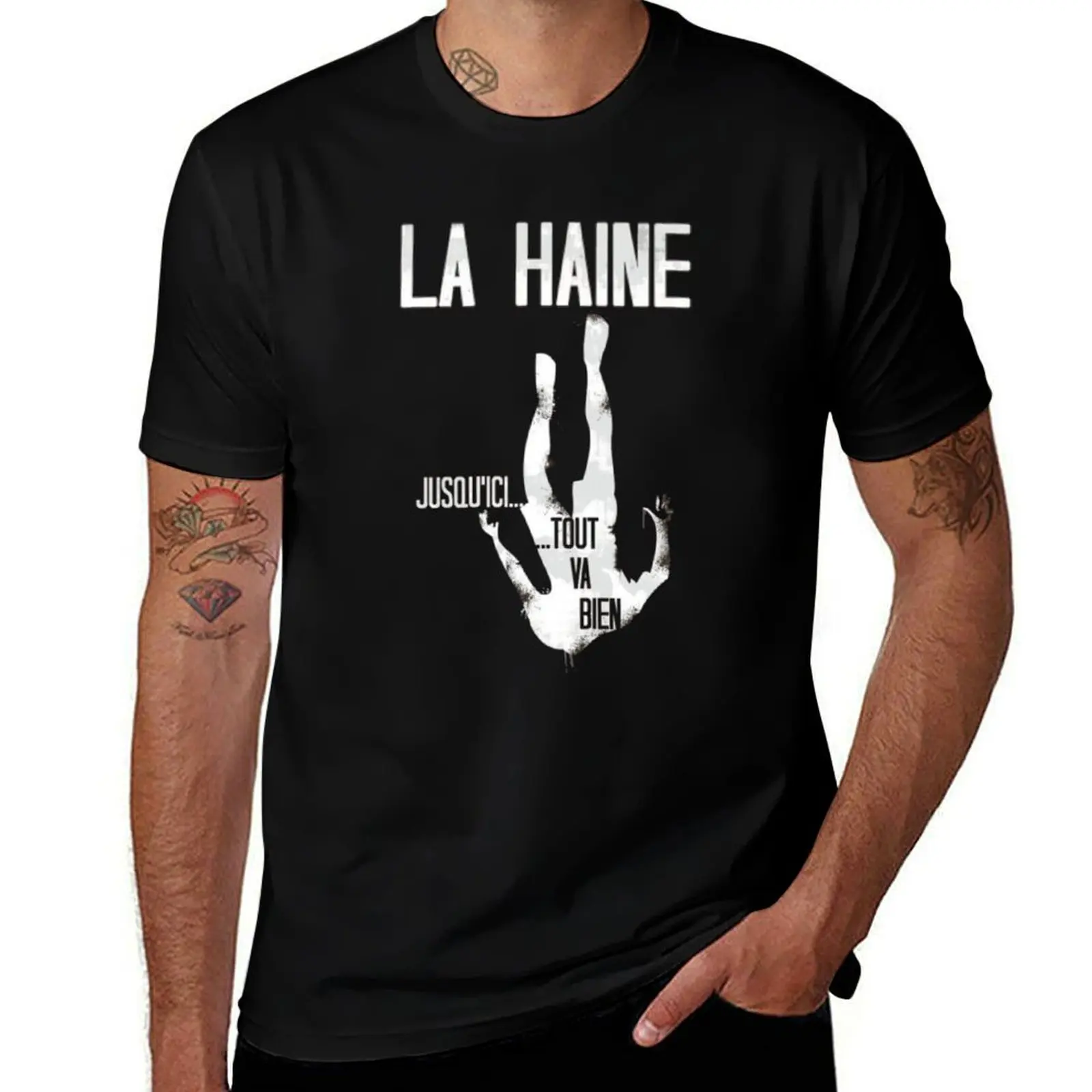 

LA HAINE T-Shirt blacks summer tops customs mens designer t shirt