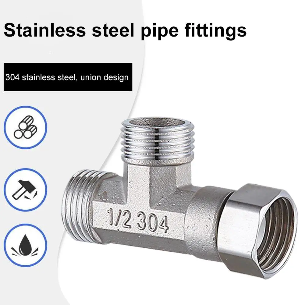 Stainless Steel T Adapter 1/ 2