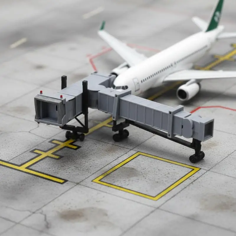 Corridor Bridge Scene Model for Airport Equipment Static Facility Display Realistic Detailing for Diorama