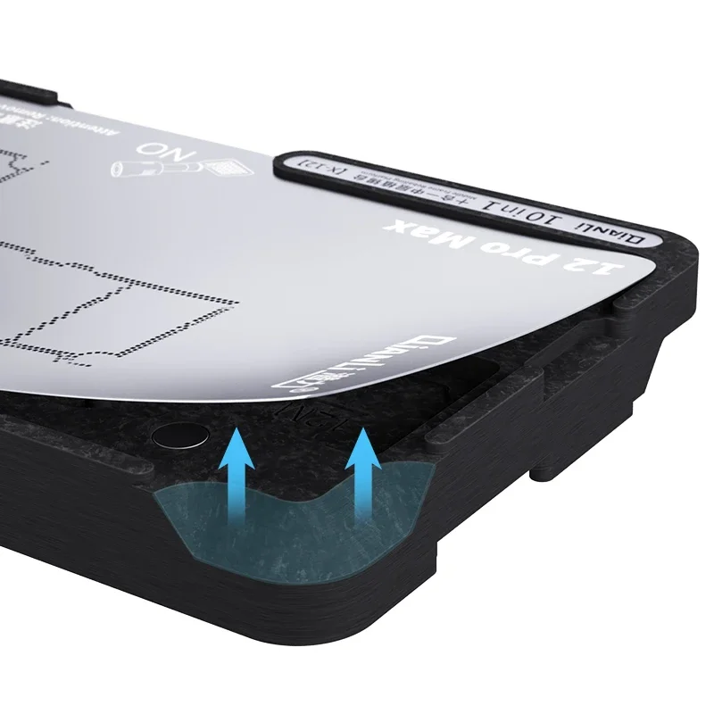 Imagem -05 - Qianli-magnético Bga Tin Planting Platform para Iphone X12 Pro Max Motherboard Quadro Médio Reballing Stencil Template 3d 10 em 1