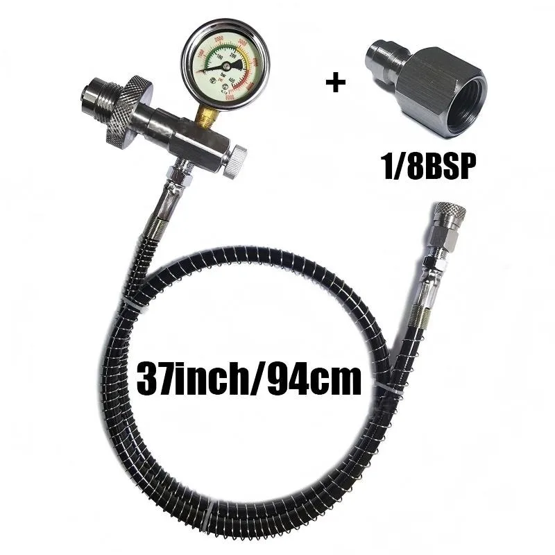 Hot‑Sale Pneumatic CO2 Adapter G5/8 Thread Large‑to‑Small Inflation Valve For Diving Mountaineering Cylinder Charging