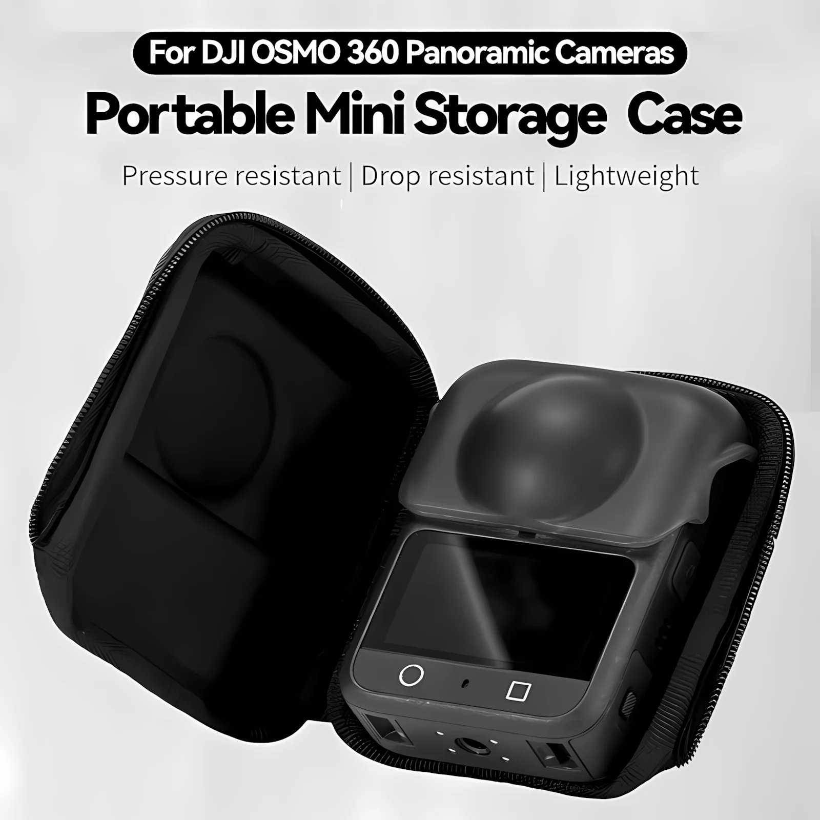 

STARTRC Hard Case for DJI Osmo 360 Camera Waterproof Shockproof Portable Travel Storage Outdoor Protective Bag Premium PU​