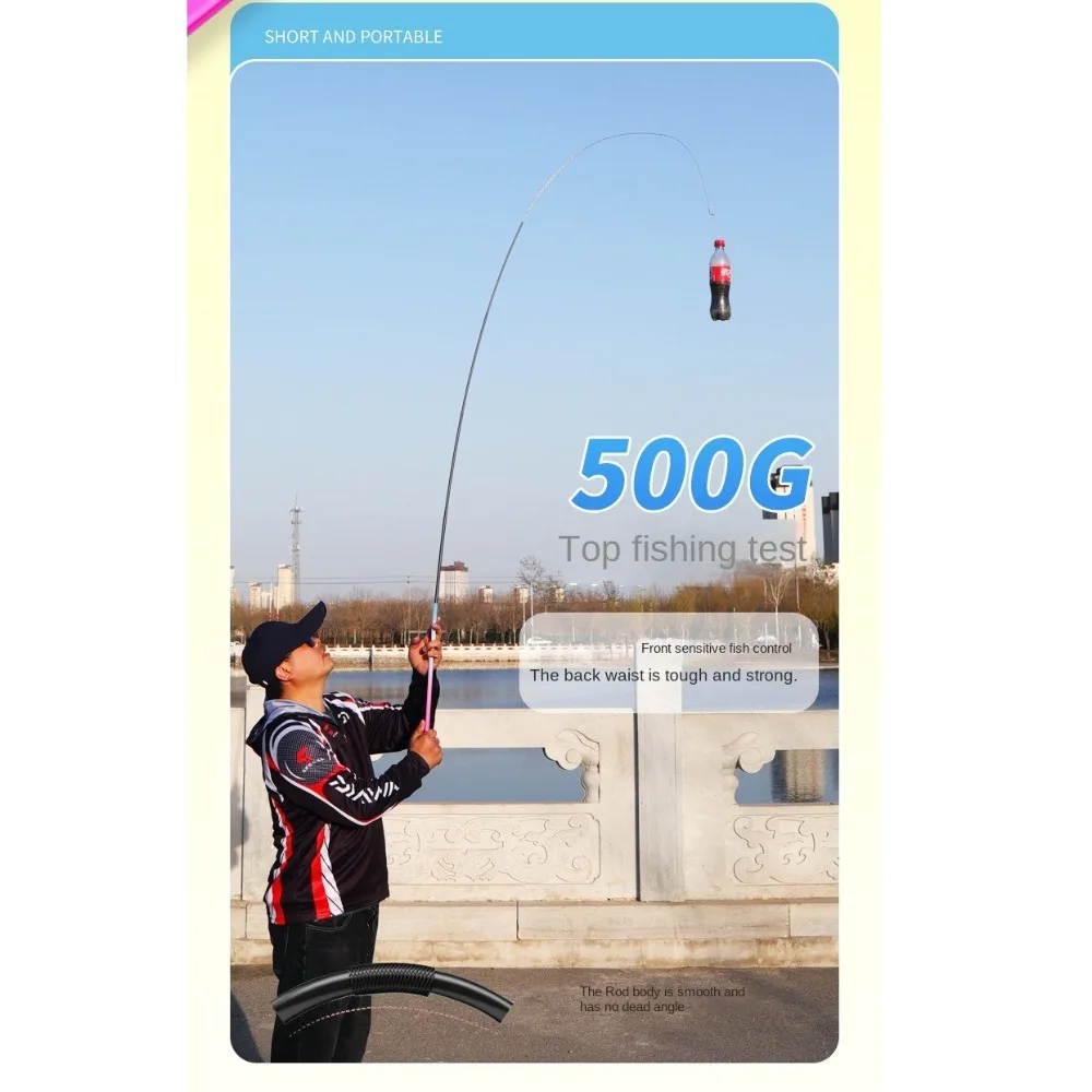 Vara de pesca telescópica kits completos vara de pesca vara de fundição conjunto de vara de pesca fibra de vidro spincast carretel de pesca alimentador vara combo