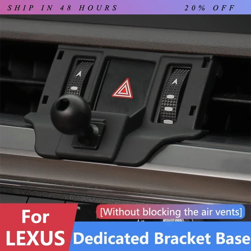 IOSN Telefoon Holder Auto For Lexus ES/RX/UX/LS/NX/LX570 Dedicated Base Car Smartphone Holder Stand Mount Bracket Navigation Sup