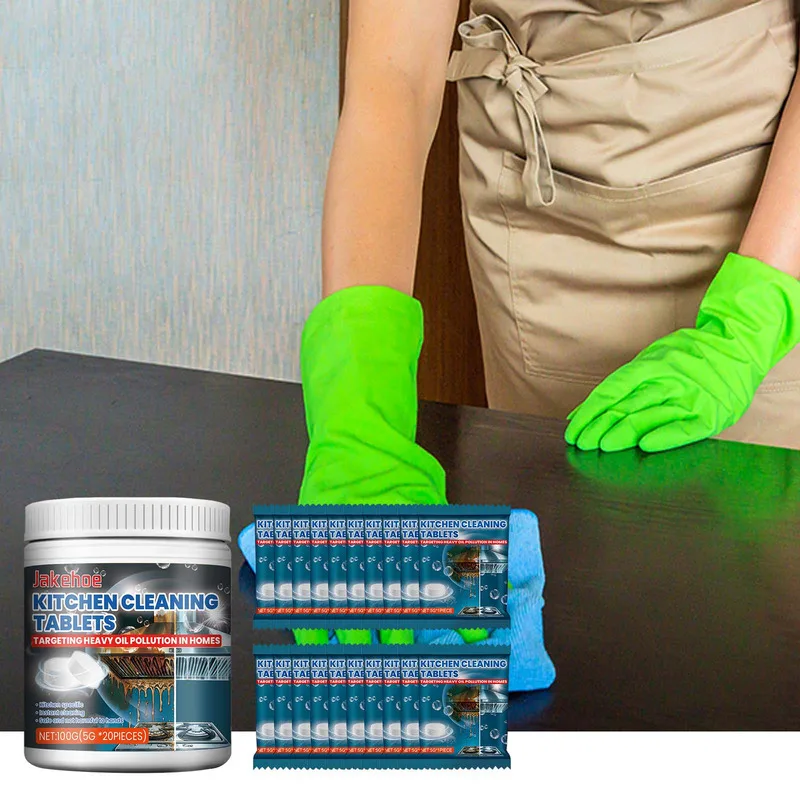 

Effervescent Cleaning Tablets For Kitchen Stovetops Sinks Range Hoods Removes Stubborn Stains Dirt