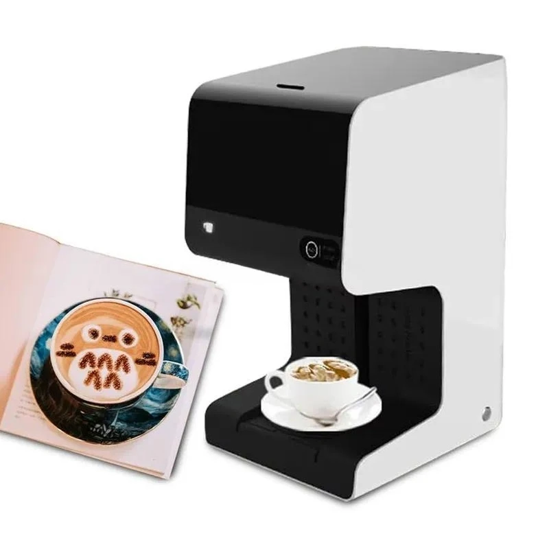 New Design Commercial Latte Art 3D Coffee Printer Machine for Selfie Photo Printing on Cappuccino Foam