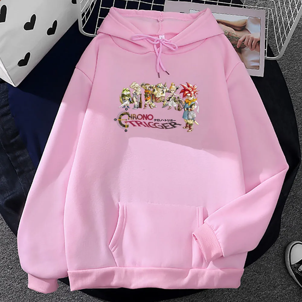 

Sudaderas Men Women Clothes Chrono Trendy Trigger Game Printing Hoodies Moletom Masculino Winter Hooded Fleece Unisex Streetwear
