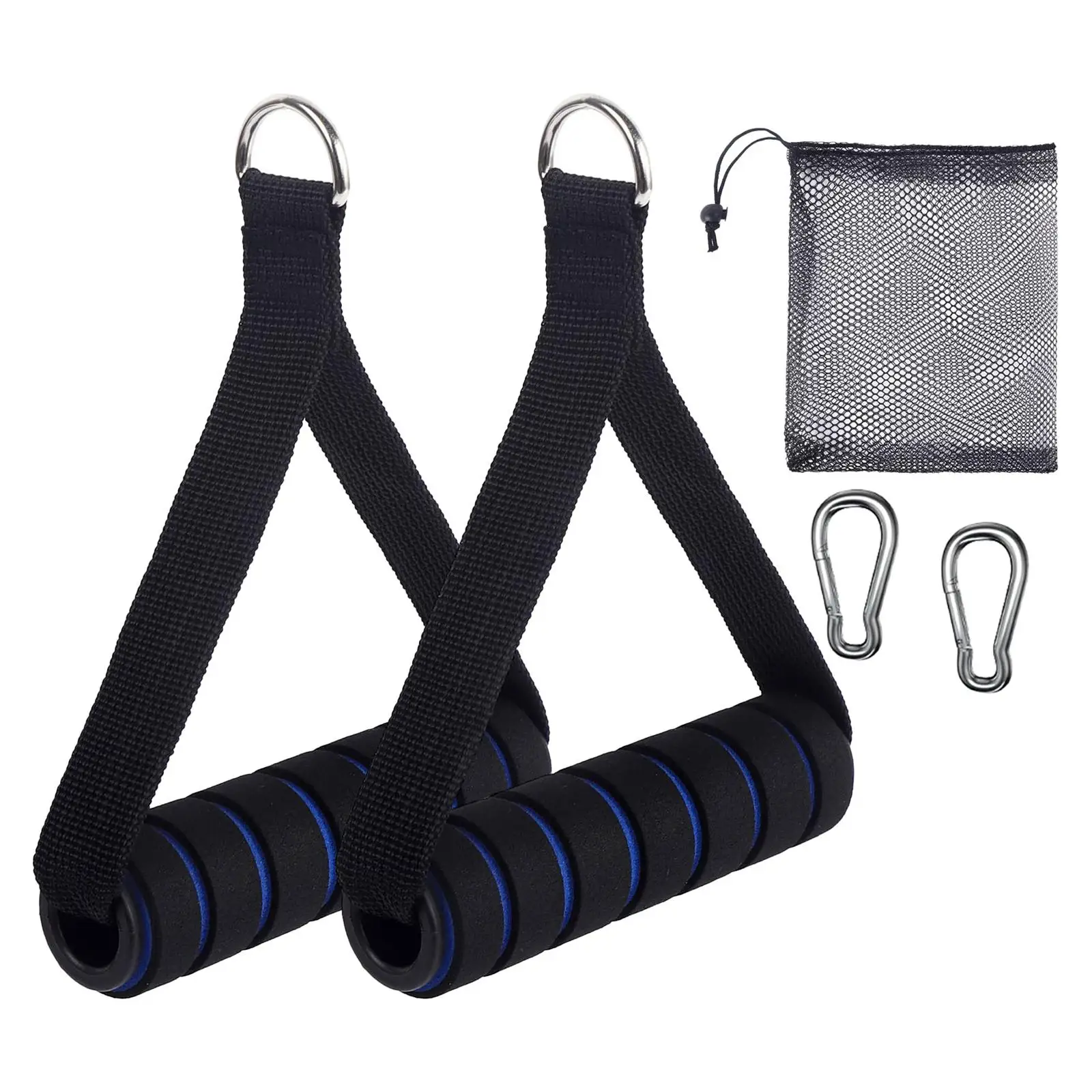 2Pcs Exercise Handles Resistance Band Handle Only for Cable Machine Pulleys