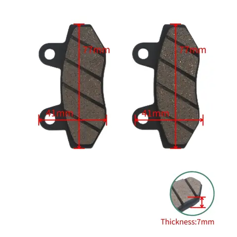 For GY6 49 50 90 110 125 150 200 250cc Scooter Moped Motorcycle Disc Brake Pad Brakes Front Rear Disc Brake Pads